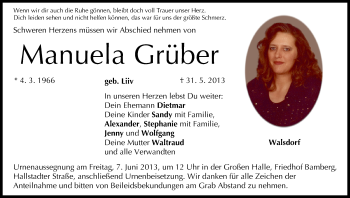 Anzeige von Manuela Grüber von MGO