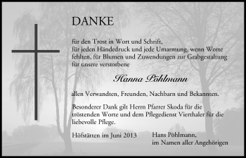Anzeige von Hanna Pöhlmann von MGO