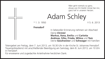 Anzeige von Adam Schley von MGO