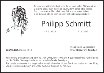 Anzeige von Philipp Schmitt von MGO