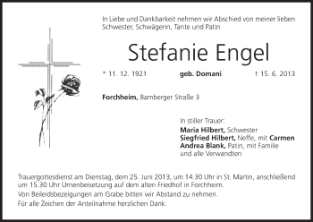 Anzeige von Stefanie Engel von MGO