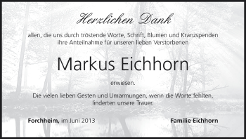 Anzeige von Markus Eichhorn von MGO