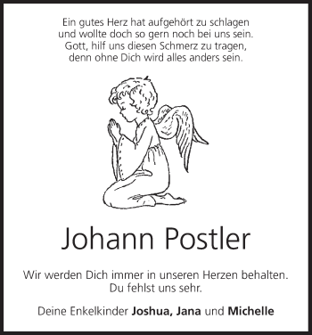 Anzeige von Johann Postler von MGO