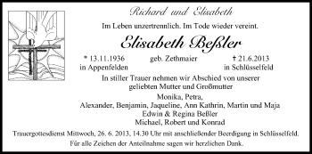Anzeige von Elisabeth Beßler von MGO