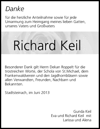 Anzeige von Richard Keil von MGO