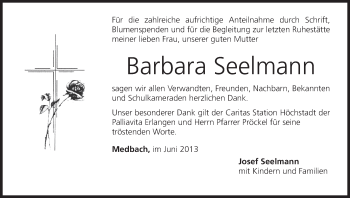 Anzeige von Barbara Seelmann von MGO