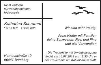 Anzeige von Katharina Schramm von MGO