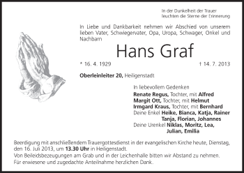 Anzeige von Hans Graf von MGO