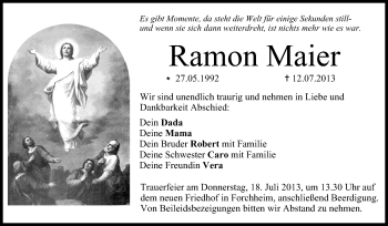 Anzeige von Ramon Maier von MGO