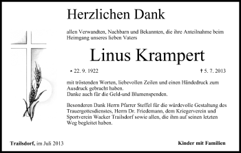 Anzeige von Linus Krampert von MGO