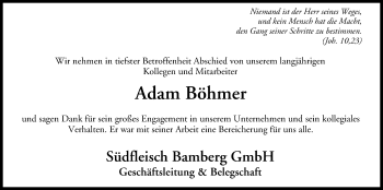 Anzeige von Adam Böhmer von MGO