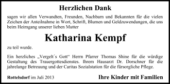 Anzeige von Katharina Kempf von MGO