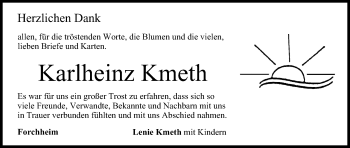 Anzeige von Karlheinz Kmeth von MGO
