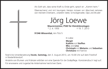 Anzeige von Margit Holzschuh von MGO