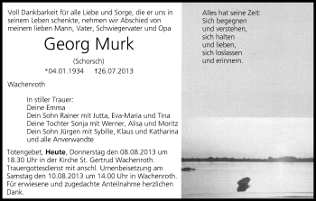 Anzeige von Georg Murk von MGO