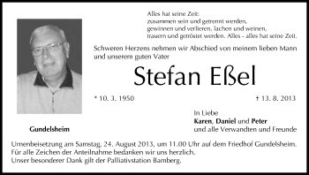 Anzeige von Stefan Eßel von MGO