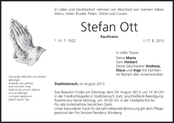 Anzeige von Stefan Ott von MGO