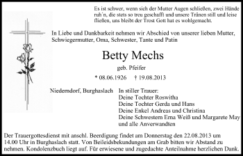 Anzeige von Betty Mechs von MGO