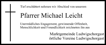 Anzeige von Michael Leicht von MGO