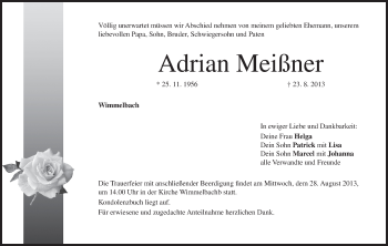 Anzeige von Adrian Meißner von MGO