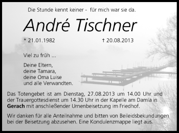 Anzeige von André Tischner von MGO