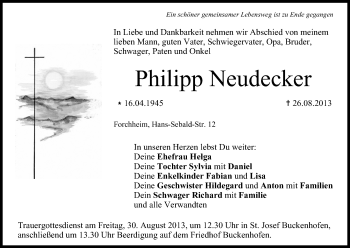 Anzeige von Philipp Neudecker von MGO