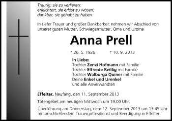 Anzeige von Anna Prell von MGO