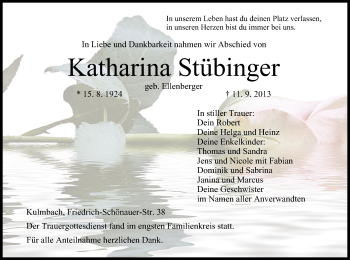 Anzeige von Katharina Stübinger von MGO