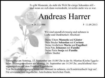 Anzeige von Andreas Harrer von MGO