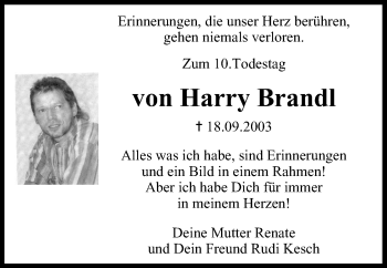 Anzeige von Harry Brandl von MGO
