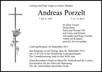Anzeige von Andreas Porzelt von MGO