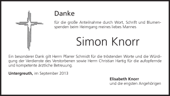 Anzeige von Simon Knorr von MGO