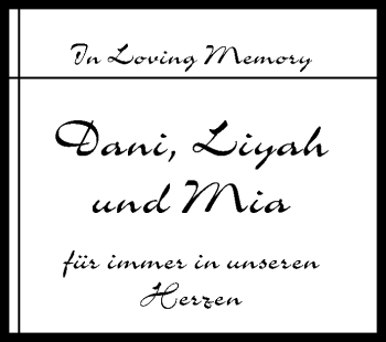 Anzeige von Dani, Liyah und Mia  von MGO