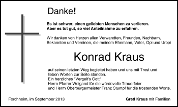 Anzeige von Konrad Kraus von MGO