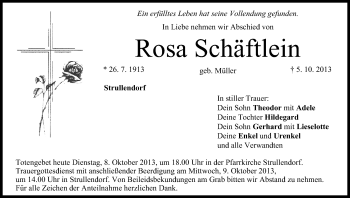 Anzeige von Rosa Schäftlein von MGO