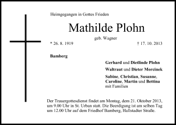 Anzeige von Mathilde Plohn von MGO