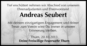 Anzeige von Andreas Seubert von MGO