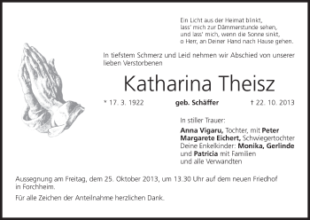 Anzeige von Katharina Theisz von MGO