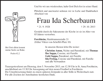 Anzeige von Ida Scherbaum von MGO