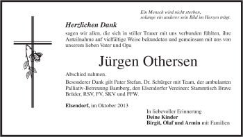 Anzeige von Jürgen Othersen von MGO