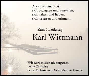 Anzeige von Karl Wittmann von MGO