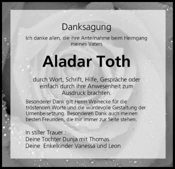 Anzeige von Aladar Toth von MGO