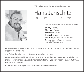 Anzeige von Hans Janschitz von MGO