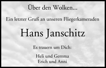 Anzeige von Hans Janschitz von MGO