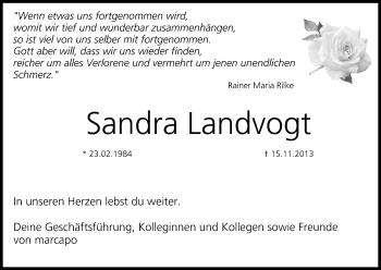 Anzeige von Sandra Landvogt von MGO