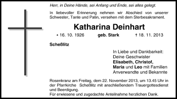 Anzeige von Katharina Deinhart von MGO