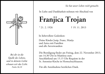Anzeige von Franjica Trojan von MGO