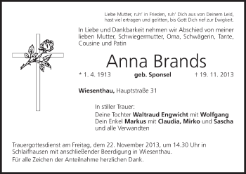 Anzeige von Anna Brands von MGO