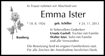Anzeige von Emma Ister von MGO