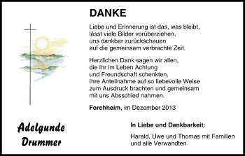 Anzeige von Adelgunde Drummer von MGO